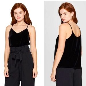 NWOT A New Day Velvet Tank Top
